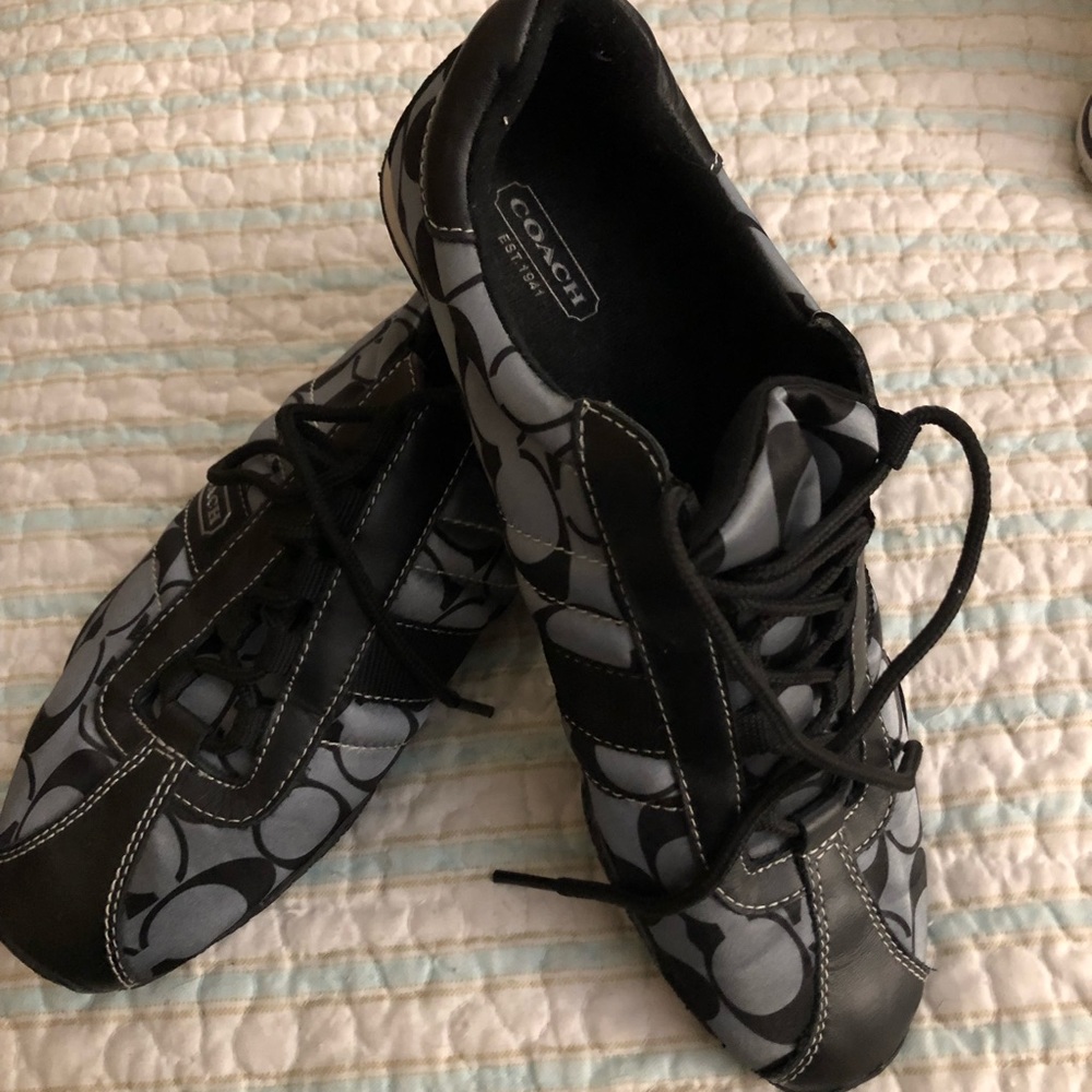 Coach satin sneakers